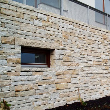 Stone wall cladding on facade - Kalahari