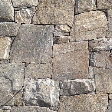 Detail of Stone Cladding - Royal Silver