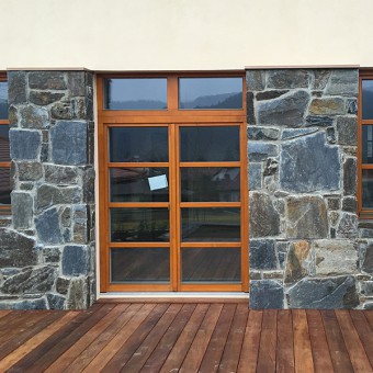 Facade from natural stone - Massive Rock